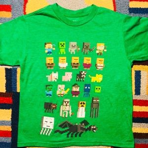 Minecraft green boys T-shirt